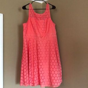 Peach dress, great condition! only worn once
